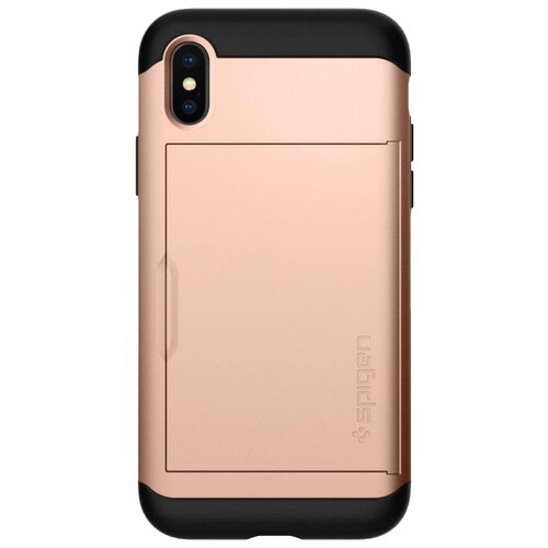 фото Чехол Spigen Slim Armor CS для Apple iPhone X/Xs (057CS22157) blush gold