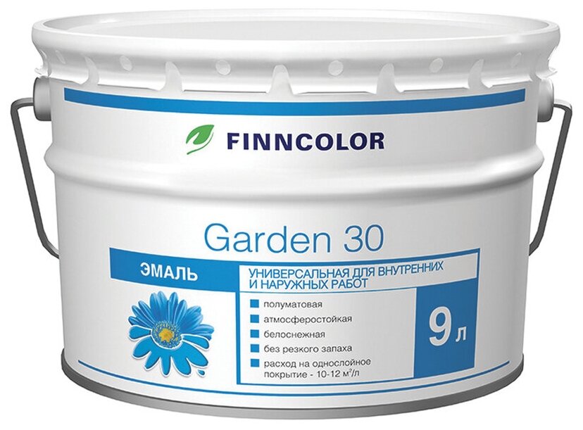 фото Эмаль алкидная (А) FINNCOLOR Garden 30 база С