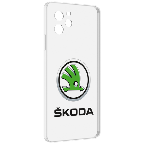 Чехол MyPads skoda-шкода-4 мужской для Huawei Nova Y61 / Huawei Enjoy 50z задняя-панель-накладка-бампер