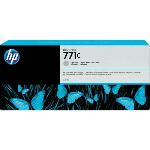 Картридж струйный HP 771C B6Y14A светло-серый (775мл) для HP DJ Z6200 картридж струйный hp 771c b6y14a светло серый 775мл для hp dj z6200