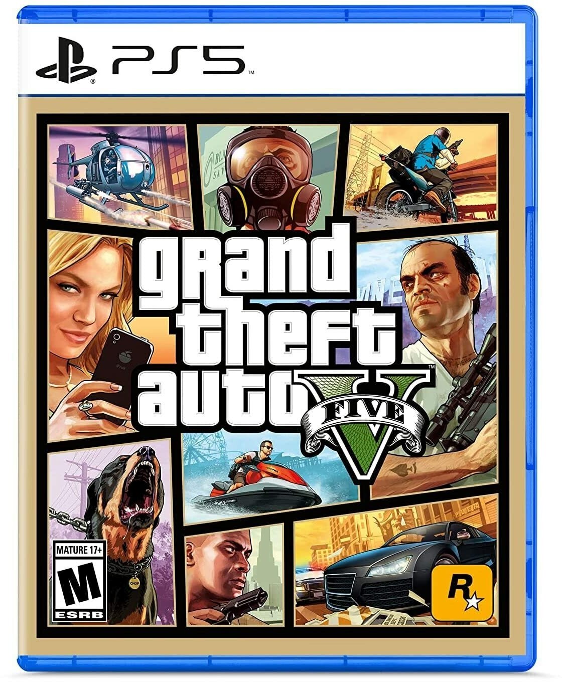 PS5 Grand Theft Auto V (GTA 5) (русские субтитры)