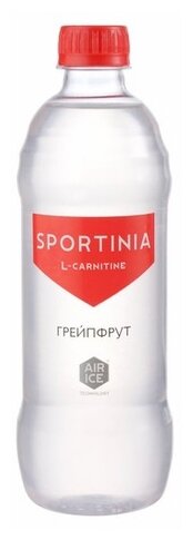 Спортинвый напиток Sportinia L-Carnitine (Спортиния Л-карнитин) Грейпфрут 0.5 л / 12 бут.