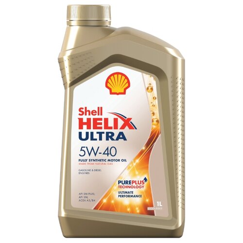 фото Моторное масло shell helix ultra 5w-40 sn+ 1 л