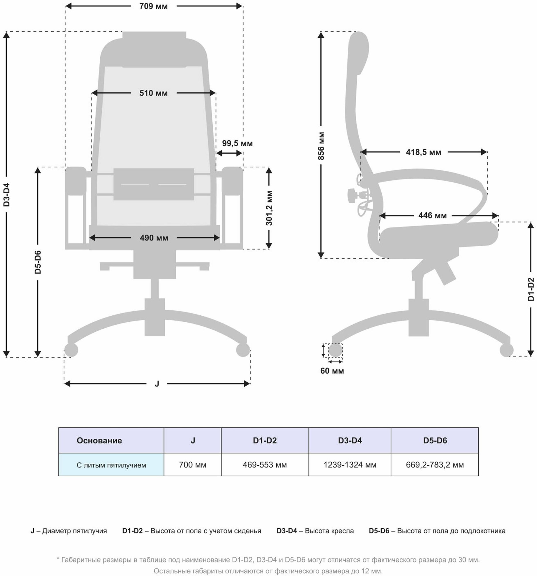 Кресло руководителя Метта SL-1.03/SL-1.04, сетка, кожа, бежевый (z302688873/z312293487) - фотография № 15