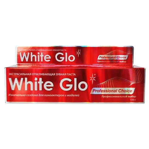 Зубная паста White Glo Профессиональный выбор, 100 мл, желтый