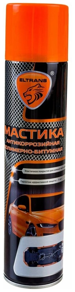 Мастика полимерно-битумная антикоррозийная 400мл ELTRANS EL-0207.03