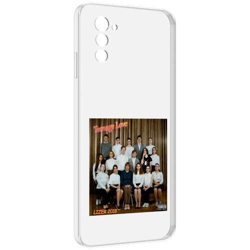 Чехол MyPads Teenage Love LIZER для UleFone Note 12 / Note 12P задняя-панель-накладка-бампер