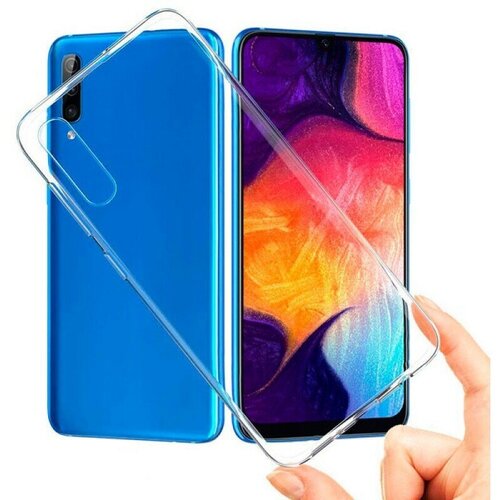 чехол на смартфон samsung galaxy a30s a50 a50s накладка прозрачная силиконовая c перфорацией Накладка прозрачная Samsung A50/A50s/A30s