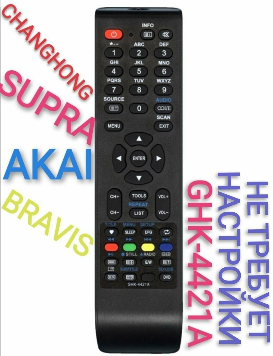 Пульт GHK-4421A для Changhong/Bravis и Fusion телевизоров