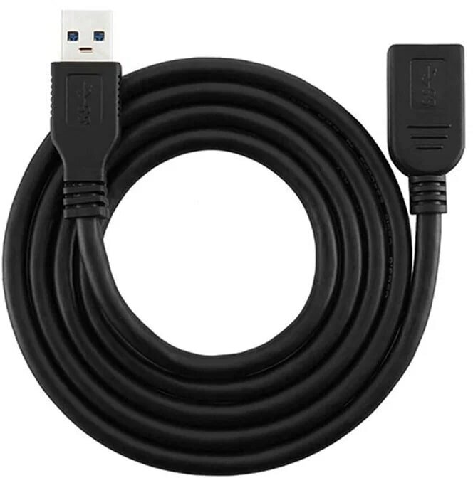 Кабель USB удлинитель Type-A (M) папа - USB Type-A (F) мама 3m