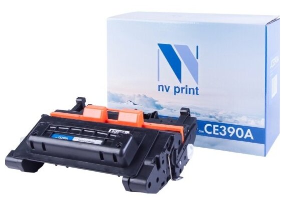 Тонер-картридж NV Print CE390A для Нewlett-Packard LJ M4555 (10000k)