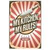 Табличка настенная Ekoramka ''My kitchen'', металлическая - изображение