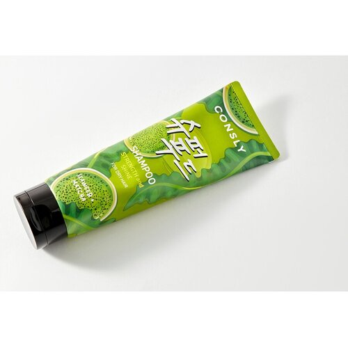 Шампунь Consly, с экстрактами водорослей и зеленого чая Матча, для силы и блеска волос, 250 мл