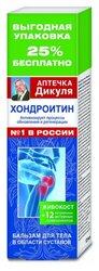 Аптечка Дикуля Живокост Хондроитин бальзам для тела 125 мл