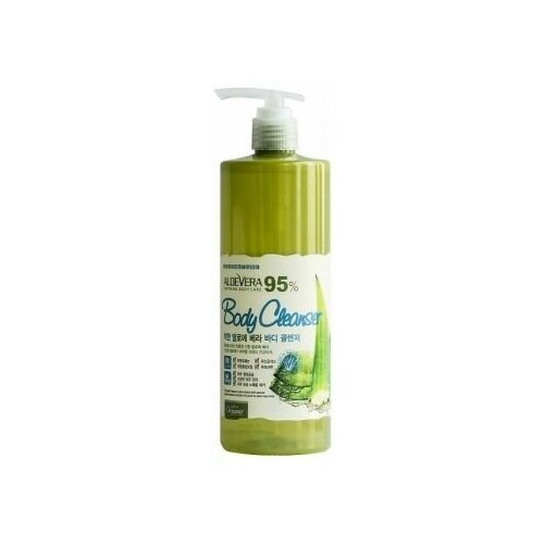 Очищающий гель для тела White Organia, с соком листьев алоэ, экстрактами моркови и тыквы, 500 мл