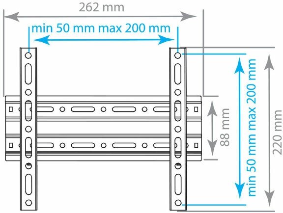 Кронштейн для телевизора Arm Media PLASMA-5 new черный 15"-47" макс.40кг настенный фиксированный - фото №19