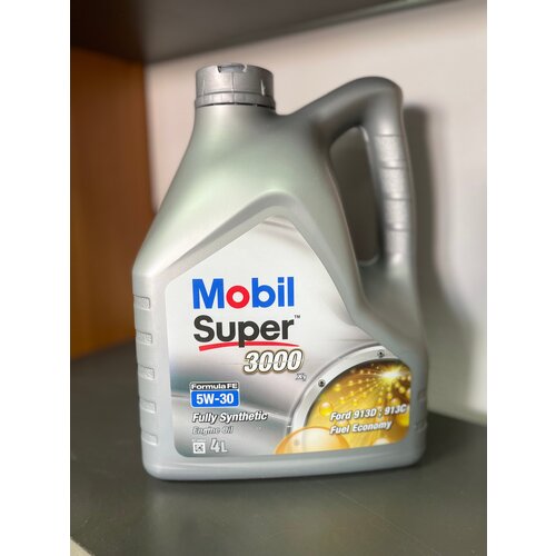 Синтетическое моторное масло MOBIL Super 3000 X1 Formula FE 5W30 4L (пр-во Франция)