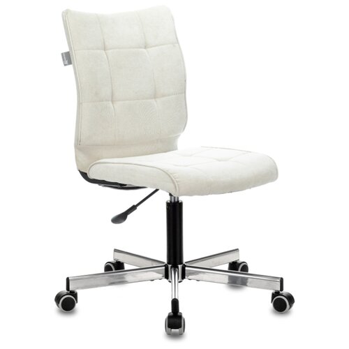 фото Компьютерное кресло бюрократ ch-330m офисное, обивка: текстиль, цвет: молочный