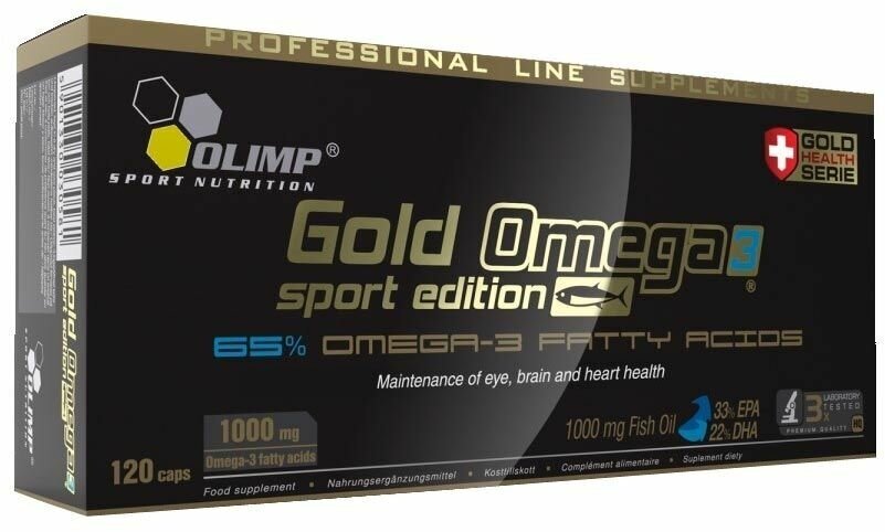 Gold Omega 3 Sport Edition капс., 300 г, 120 шт.