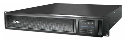 Источник бесперебойного питания APC SMX1500RMI2U Smart-UPS 1500VA/1200W, RM 2U/Tower, Ext. Runtime, Line-Interactive, LCD, Out: 220-240V 8xC13 (3-gr.