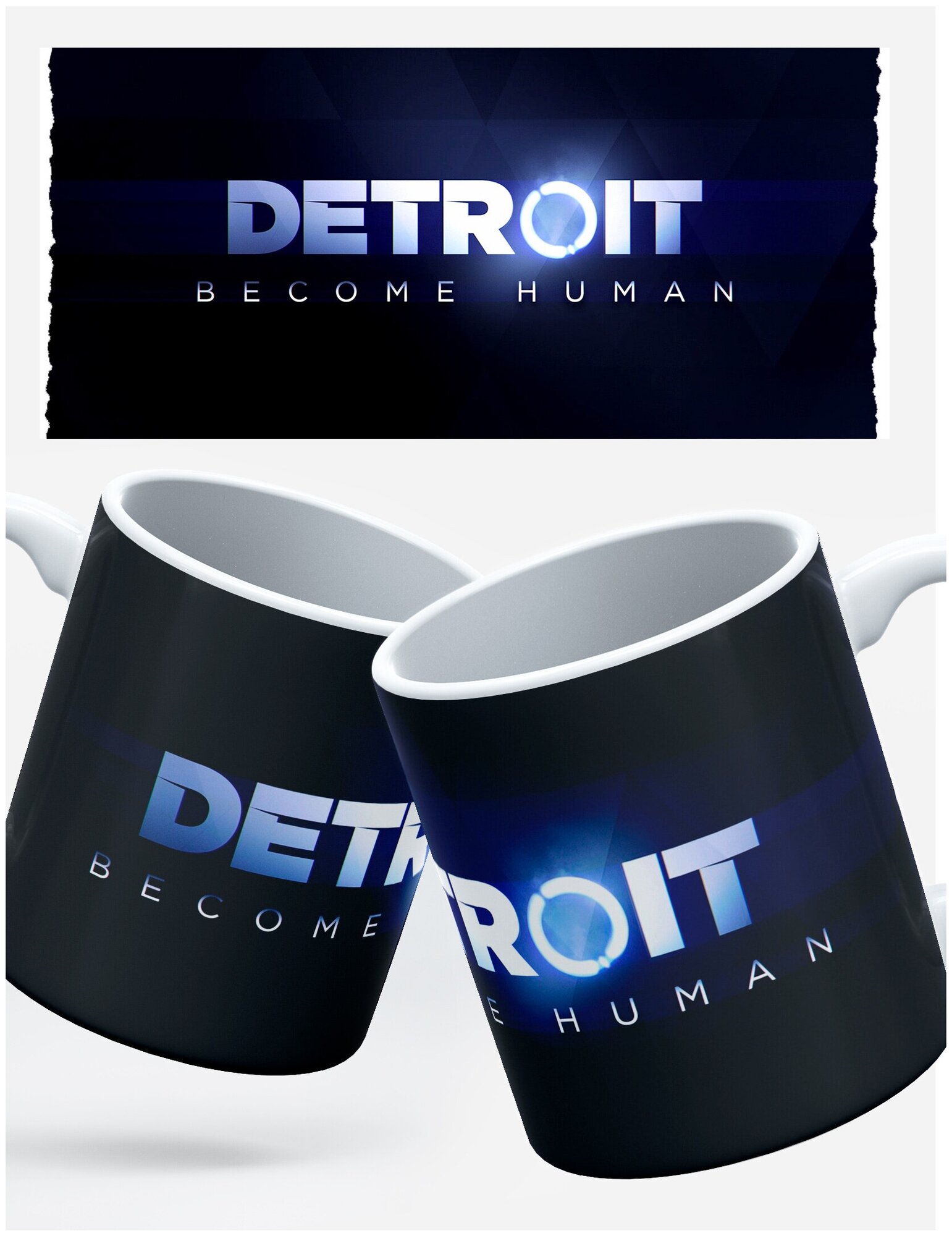 Кружка RocketCup с принтом "Detroit: become human" игра