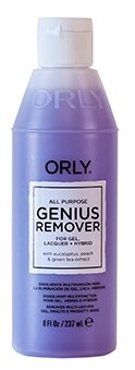 ORLY Универсальная жидкость для снятия лака, геля и блёсток Genius Remover, 236.6мл