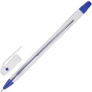 Ручка шариковая Crown масляная "Oil Jell", синяя, узел 0,7 мм, линия письма 0,5 мм (OJ-500B)