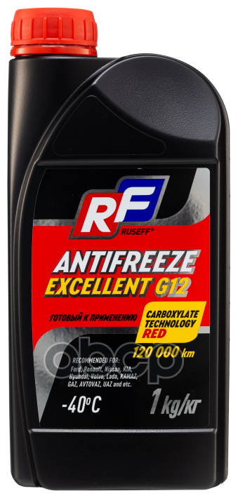 Антифриз Antifreeze Excellent G12 40 (1Кг) RUSEFF арт. 17357N