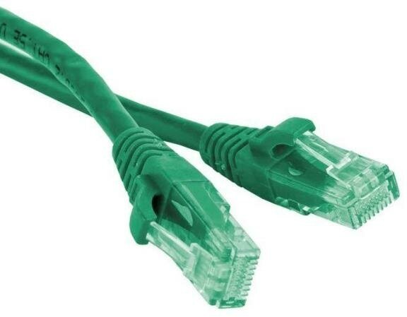 Патч-корд RJ45 - RJ45, 4 пары, UTP, категория 5е, 3 м, зеленый, LSZH, LANMASTER LAN-PC45/U5E-3.0-GN