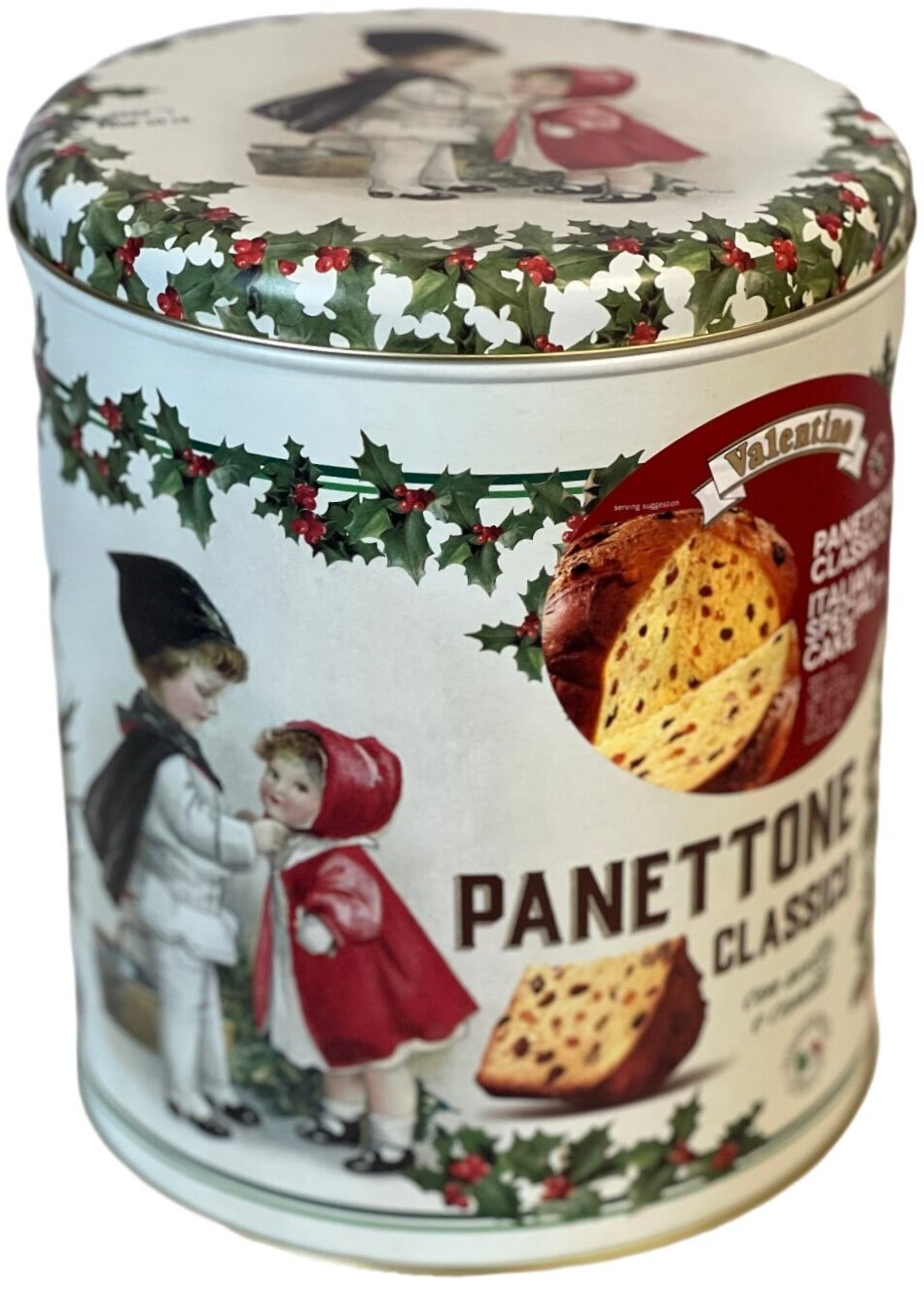 Кекс (кулич) пасхальный, Valentino Panettone Classico, с изюмом и цукатами, 1000г, (Весна) Италия - фотография № 1