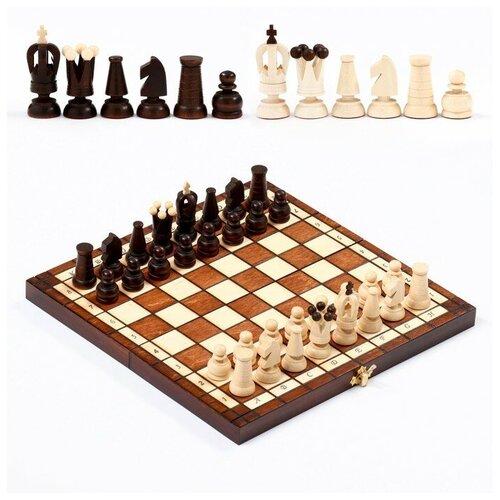 Шахматы "Королевские", 31 х 31 см, король 6.5 см, пешка 3 см