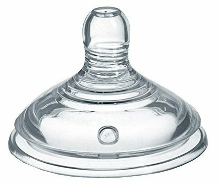 Соска Tommee Tippee Closer to Nature Easi-Vent силиконовая, переменный поток 0м+, 2 шт. прозрачный