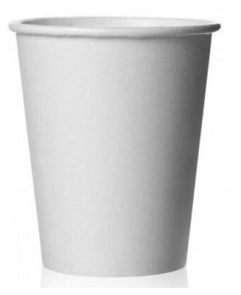 HoReCa, стакан одноразовый бумажный для горячих напитков, белый, 250 мл, 50 шт - фотография № 2