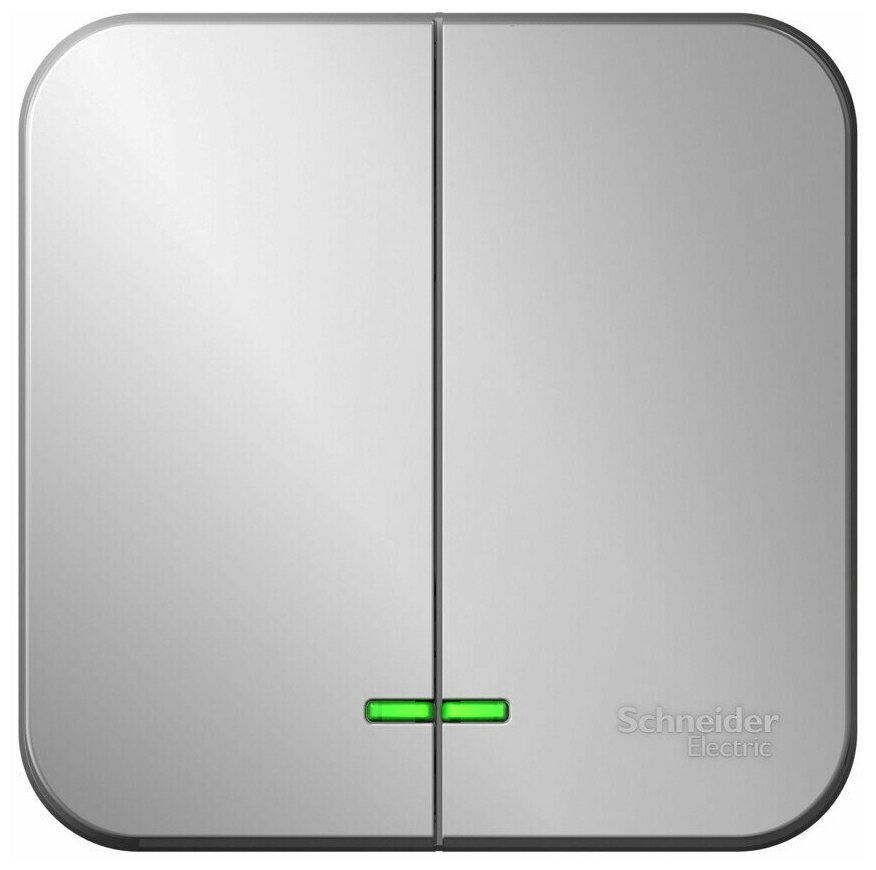 Blanca BLNVS010507 Выключатель 2-клавишный (10 А, в сборе, с/у, бежевый) Schneider Electric - фото №15
