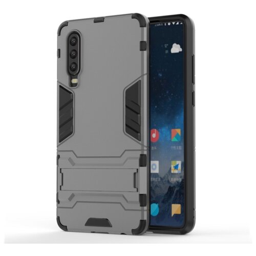 фото Чехол-бампер mypads для huawei nova 3e 4/128gb противоударный усиленный ударопрочный серый