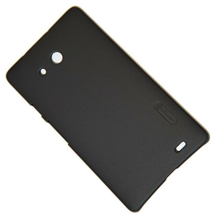 Чехол для Huawei Ascend Mate (MT1-U06) задняя крышка пластик ребристый Nillkin <черный>