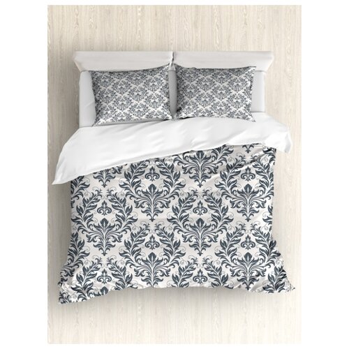 фото Комплект постельного белья "показательные листья" (пододеяльник+2 наволочки), евро (200x220 см) ambesonne