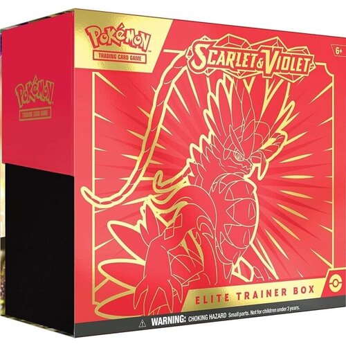 Покемон карты коллекционные: Pokemon Elite Trainer Box издания Scarlet & Violet (Koraidon)