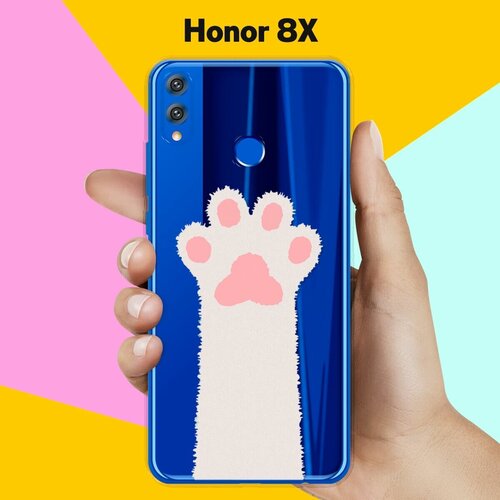 Силиконовый чехол Лапа на Honor 8X