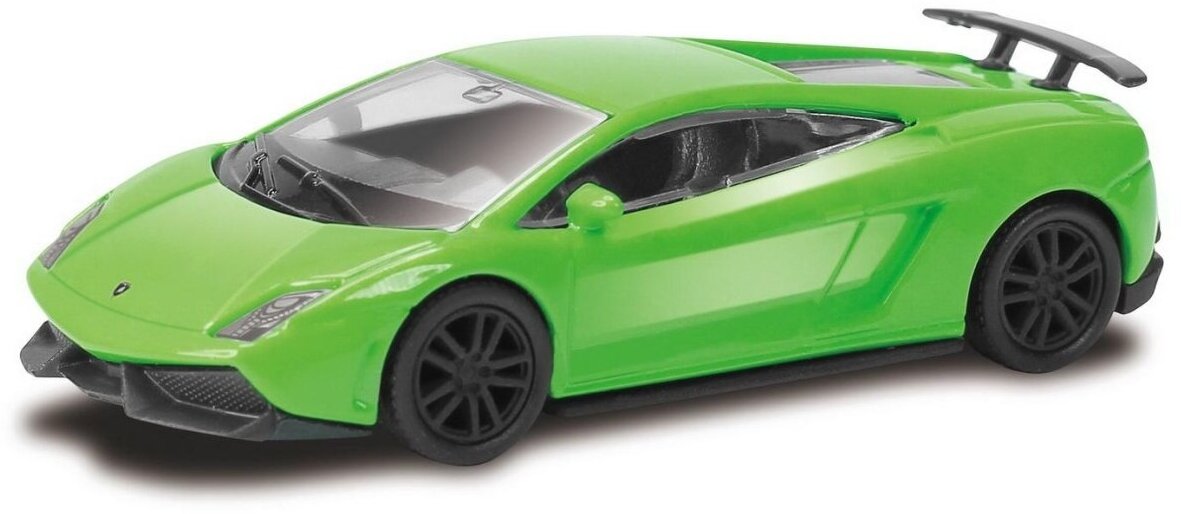 Машинка металлическая Uni-Fortune RMZ City 1:64 Lamborghini Gallardo LP570-4 Superleggera, б/мех-ов, 2 цв. а в ассорт. белый/зеленый 344998SM(A)