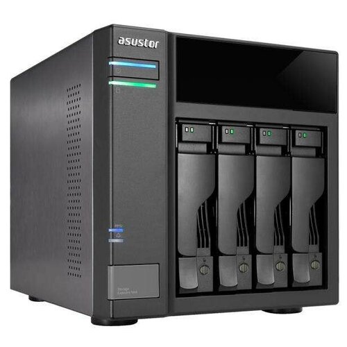 Cетевое хранилище ASUSTOR AS6004U 4-bay expansion box USB 3.0/noHDD, LFF(HDD, SSD); 90IX0141-BW3S10 (AS6004U)