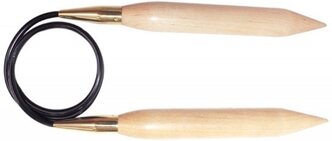 Спицы круговые Jumbo Birch 25мм/80см, KnitPro, 35372