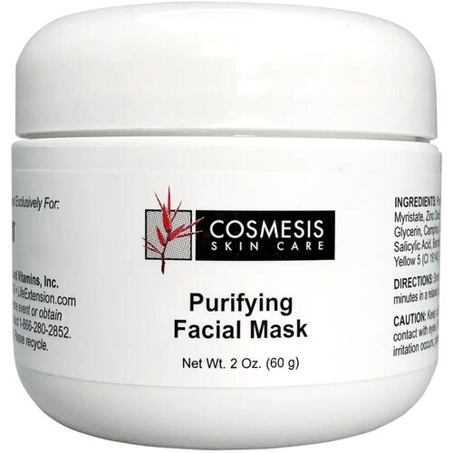 Купить Очищающая отшелушивающая крем маска для лица Life Extension, 60г / Уход за лицом/Purifying Facial Mask 2 oz