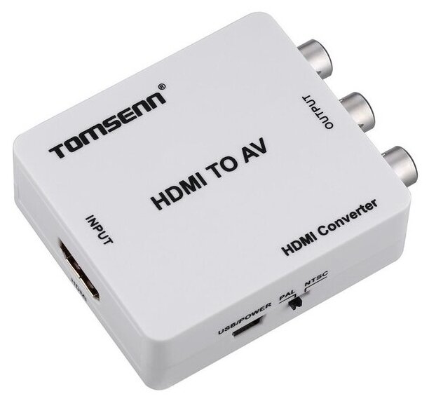Купить HDMI Переходник Конвертер HDMI - 3RCA по низкой цене с доставкой из Яндекс.Маркета (бывший Беру)