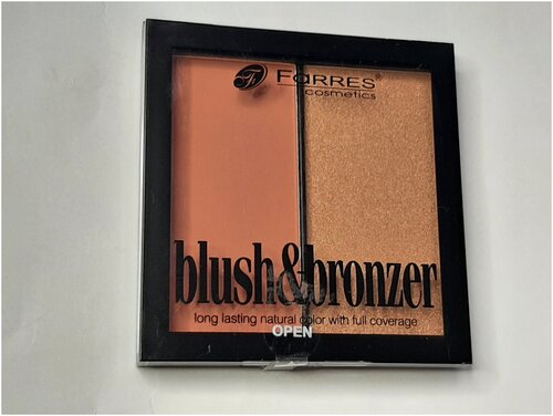 Корректор и румяна 2 в 1 Farres blush & bronzer