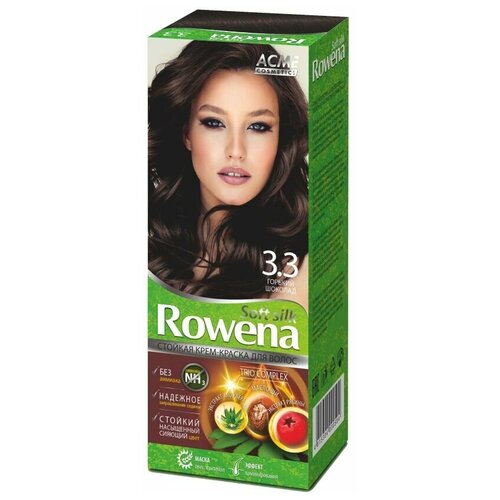 Rowena Soft Silk Краска для волос т3.3 Горький Шоколад