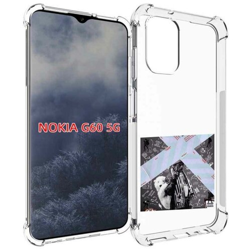 Чехол MyPads Lil Uzi Vert - Luv Is Rage 2 для Nokia G60 5G задняя-панель-накладка-бампер чехол mypads lil uzi vert luv is rage 2 для nokia g11 plus задняя панель накладка бампер