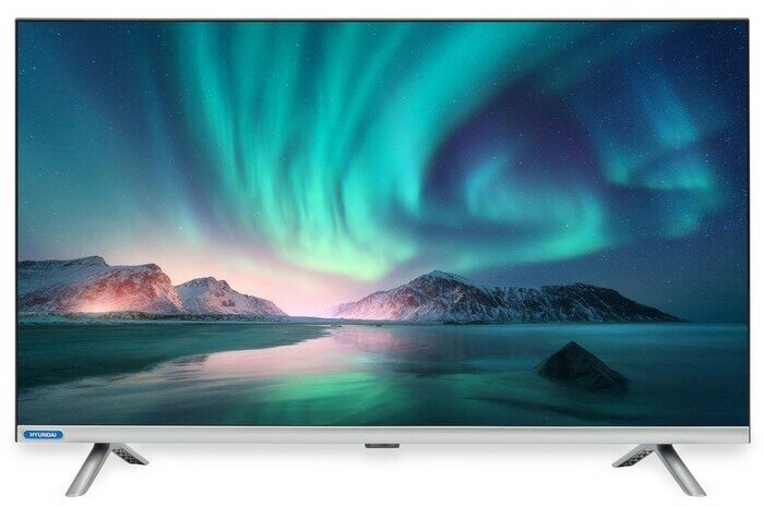 Телевизор Hyundai H-LED40BS5008, 40",1920x1080, DVB/T2/C/S/S2, HDMI 3, USB2, Smart TV, серебр