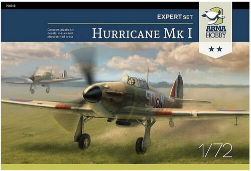 AH70019 Arma Hobby Истребитель Hurricane Mk I (Expert set) (1:72)