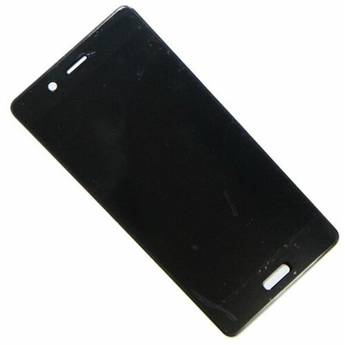 Дисплей для Nokia 8 (TA-1004) в сборе с тачскрином <черный>